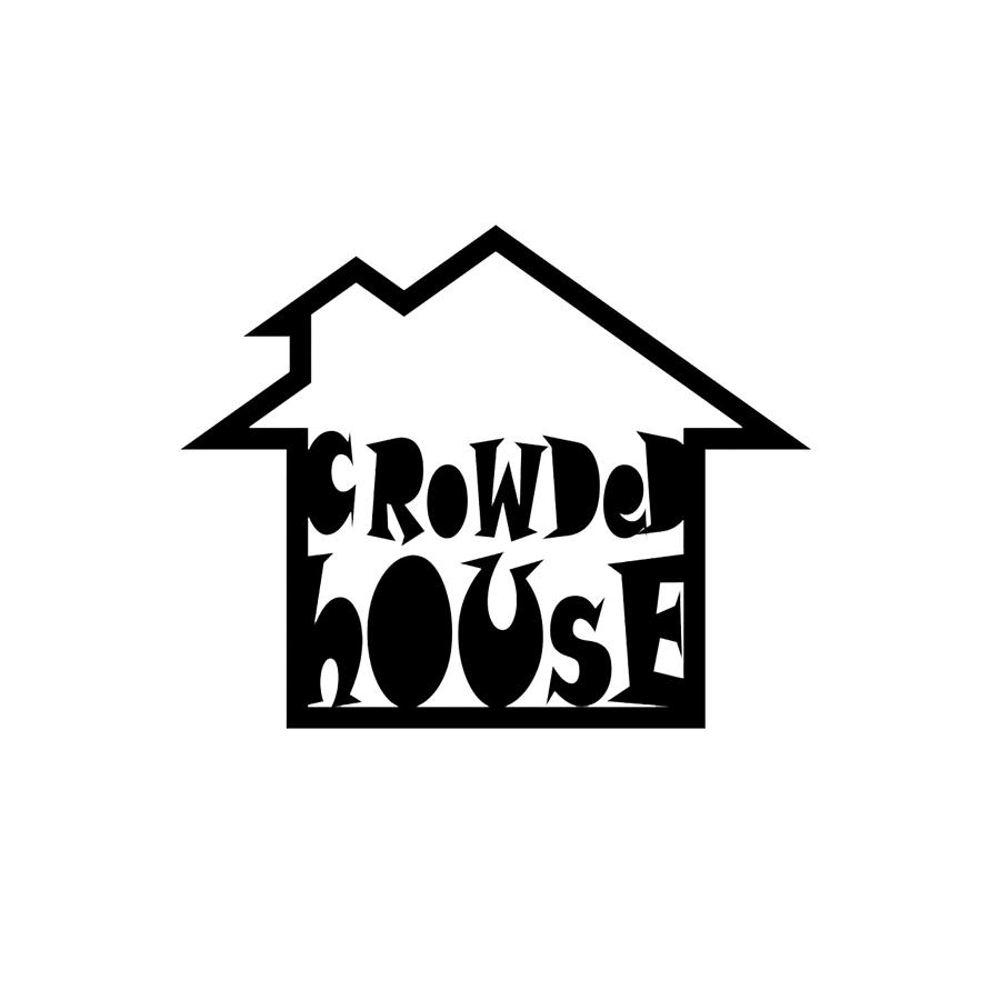 Crowded House music rock 80s best collection design logo Digital Art by ...