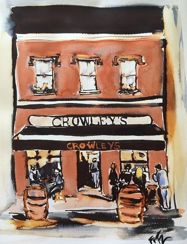Kenmare Painting - Crowleys Pub, Kenmare  by Jennifer Fitzgerald