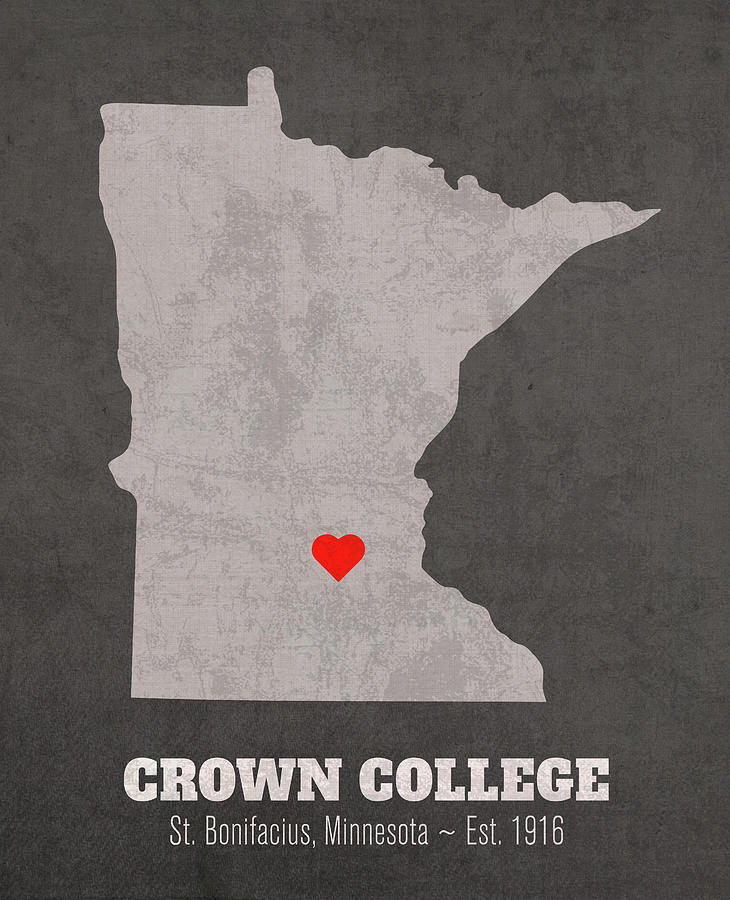 Crown College St. Bonifacius Minnesota Founded Date Heart Map Mixed ...