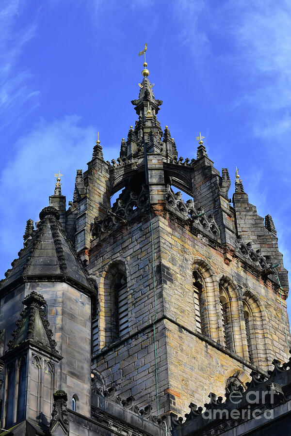 Crown Spire - Saint Giles Cathedral Photograph by Yvonne Johnstone