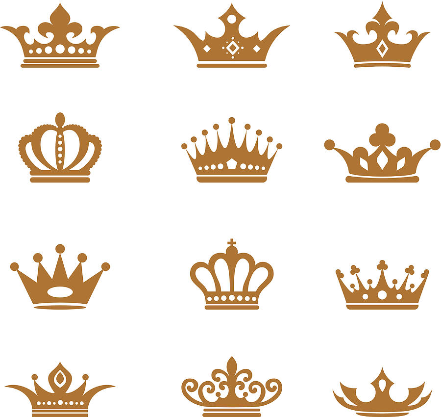 Crowns Drawing by Ly86