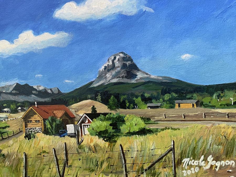 Crowsnest Pass Painting By Nicole Gagnon Fine Art America