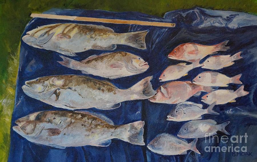 CRs Catch Painting by Barbara Moak