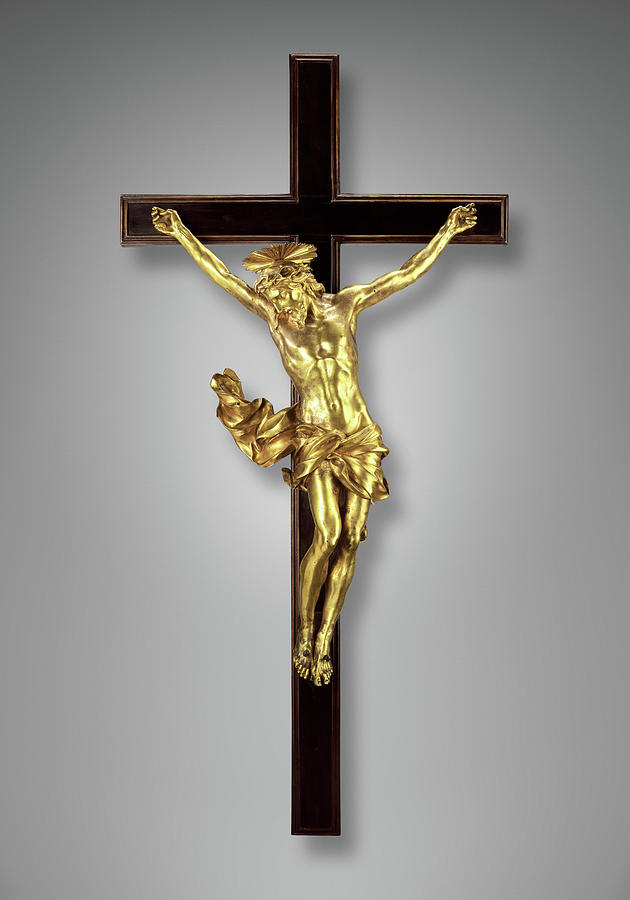 Crucified Christ Painting - Crucified Christ by Camillo Rusconi