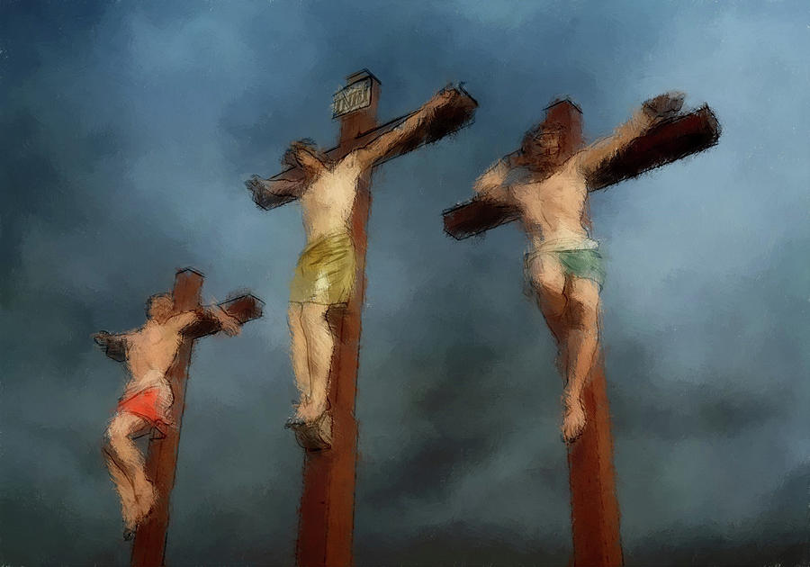 Crucifixion of Our Lord Jesus Christ  Mixed Media by Movie Poster Prints