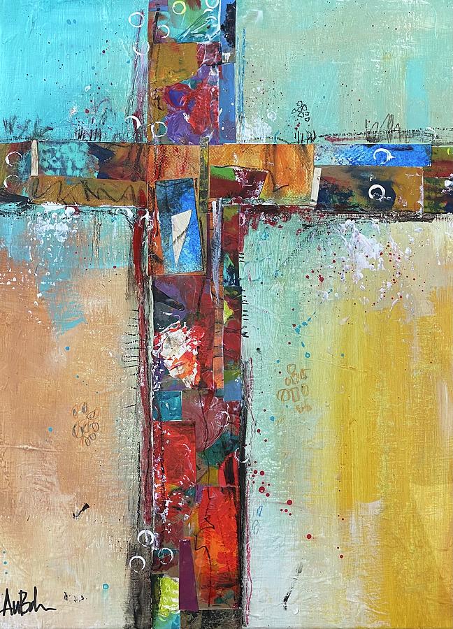 Cruciform Mosaic Painting by Bob AuBuchon | Fine Art America