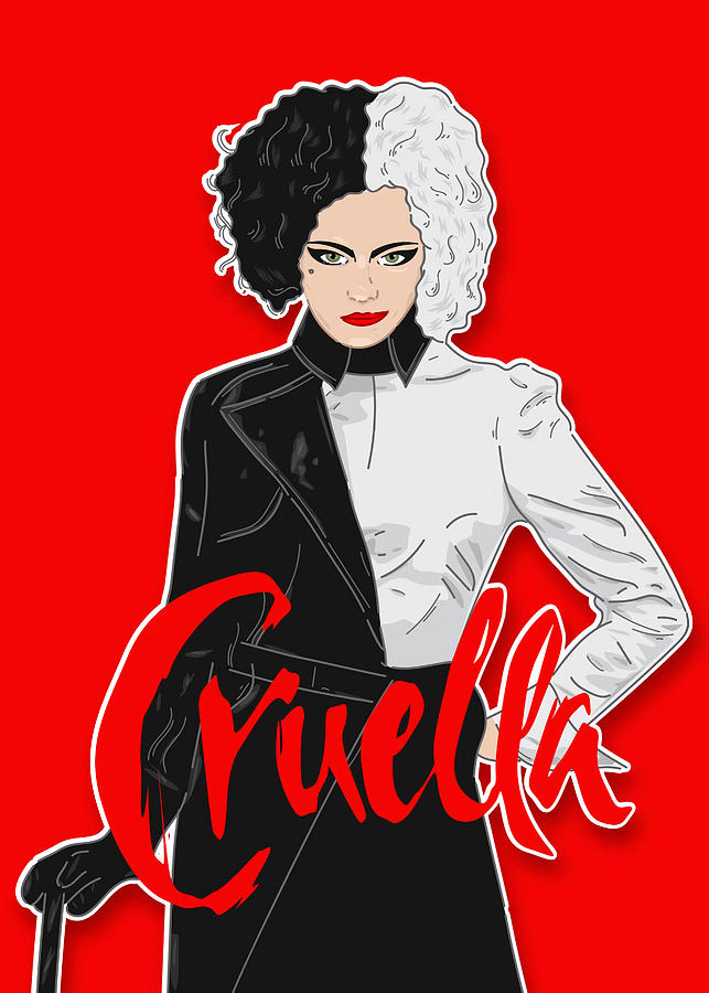 Cruella Movies Poster Poster Fajar Ramadhani Tapestry - Textile by ...