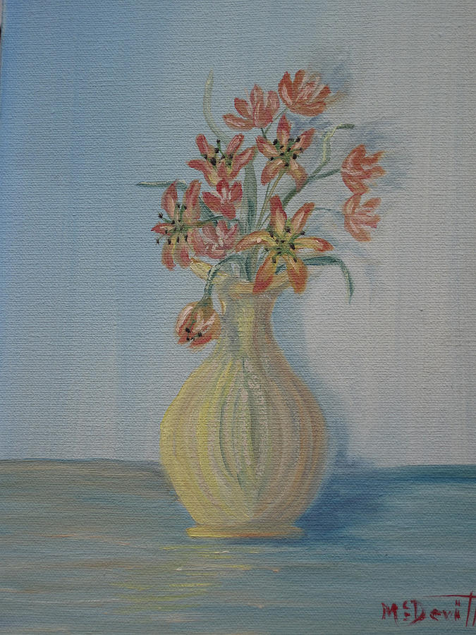 Cruet Vase Painting by Barbara McDevitt