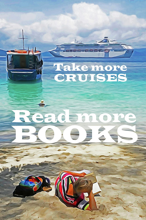 Cruise Reader Poster Photograph