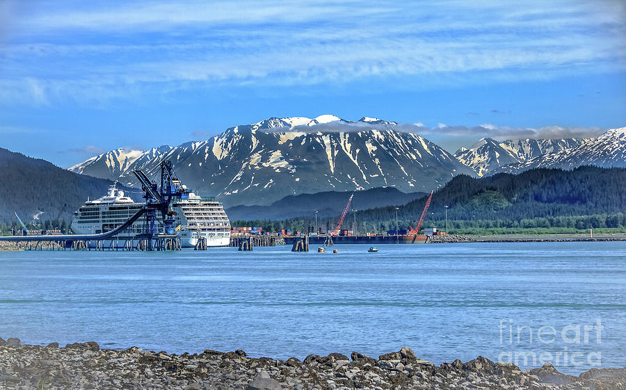 Cruise Ship At Seward, Alaska Photograph by Robert Bales