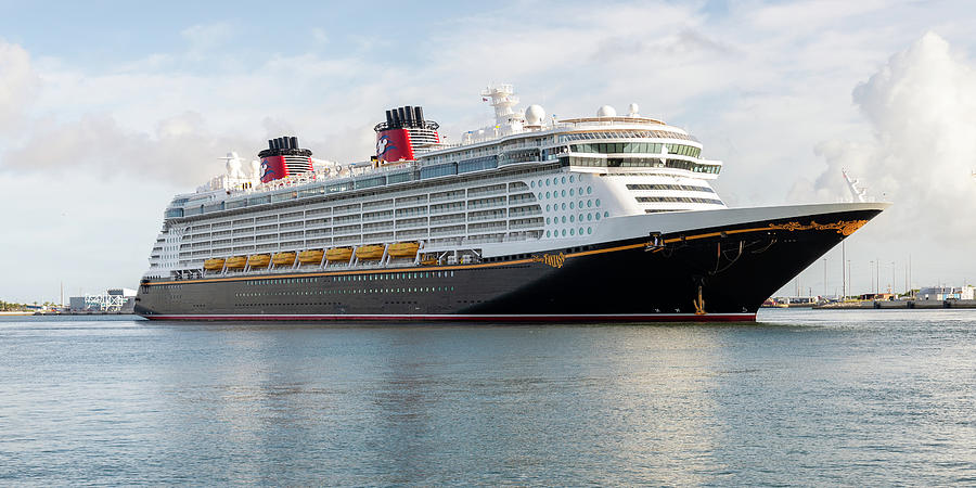 Cruise Ship Disney Fantasy Photograph by Bradford Martin