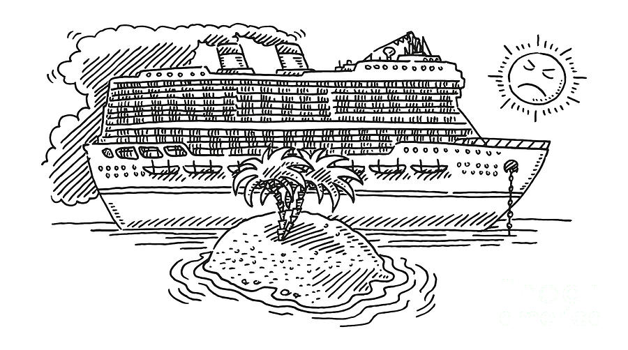 Cruise Ship Illustrations ~ Stock Cruise Ship Vectors | Pond5