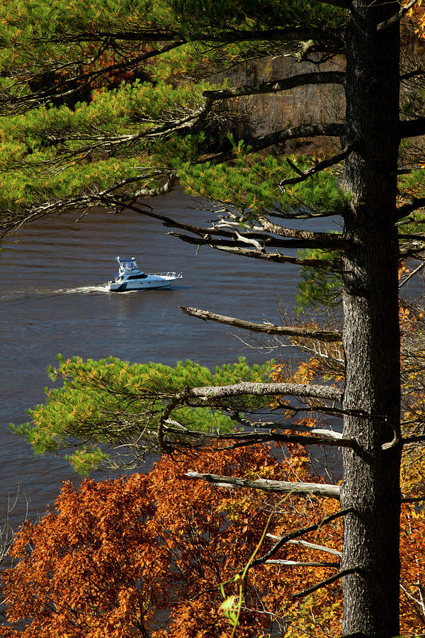 Cruising Up The Connecticut River Photograph