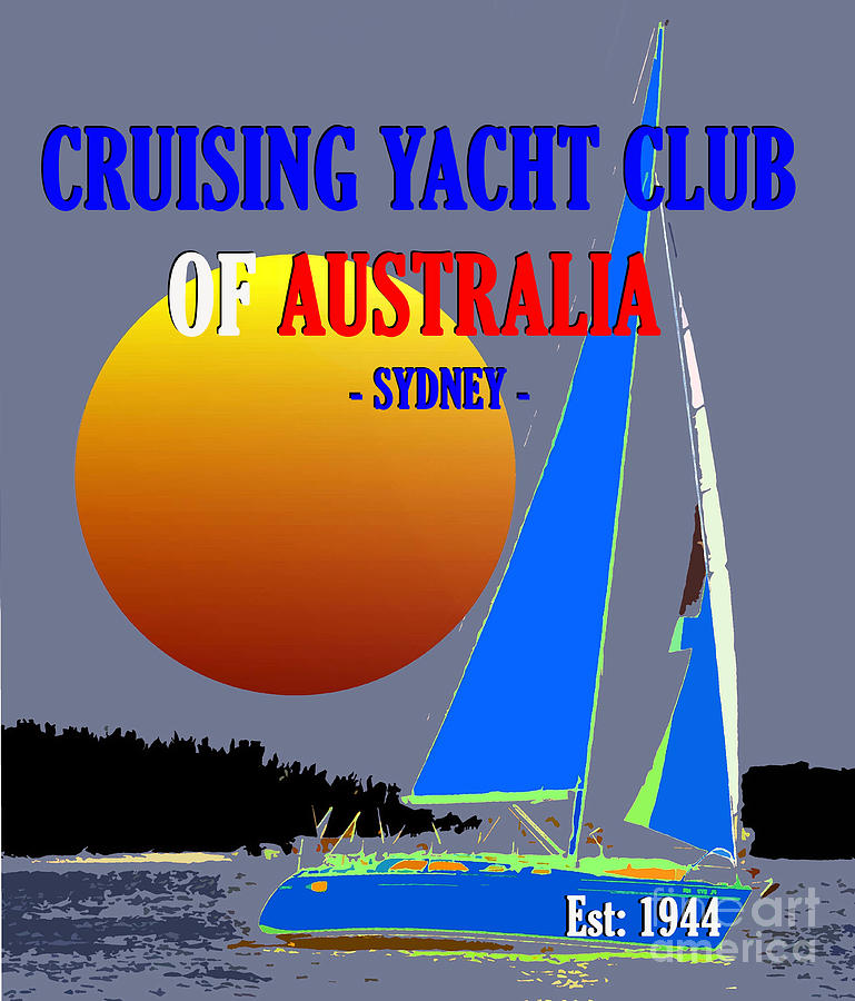 Cruising Yacht Club 1944 Mixed Media by David Lee Thompson