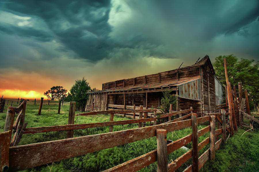 Sunset Photograph - Crumble by Thomas Zimmerman Sunset Photograph - Crumble by Thomas Zimmerman