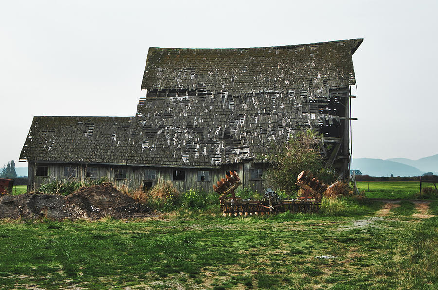 Crumbling Barn Photograph by Steph Gabler