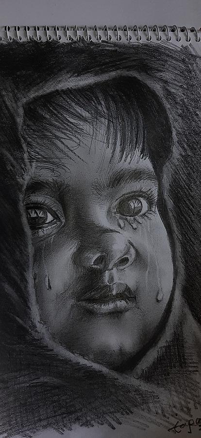 Vivek Singh Art - Crying baby sketch 😁😁😂 . . .... | Facebook