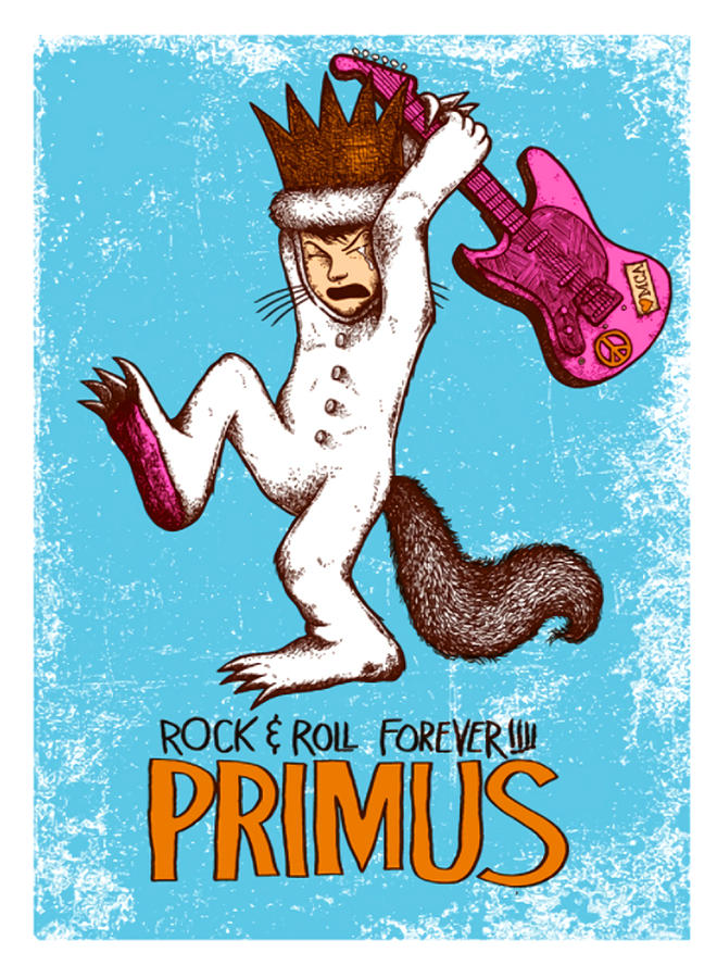 crying guitar PRIMUS Poster hippie Painting by Matilda Roxanne | Fine ...