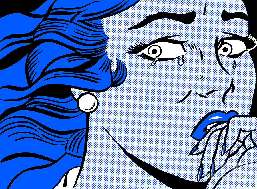 Crying_girl_1963 Blackblue Digital Art