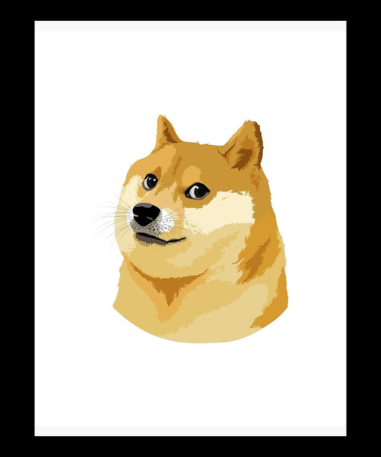 Crypto Dogecoin Digital Art by The Pristine Artist