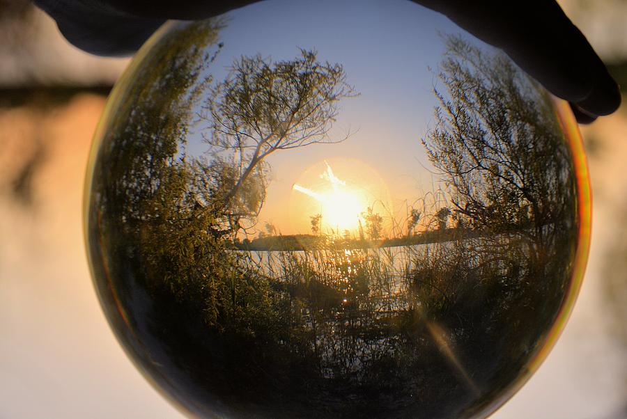 Crystal Ball Sunset Photograph By Jennifer Broadstreet Hess - Fine Art 