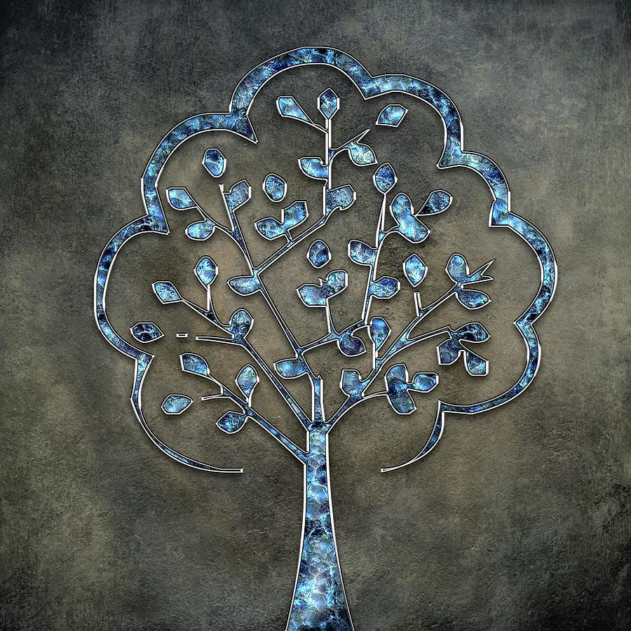Crystal Blue Tree Mixed Media by Movie Poster Prints