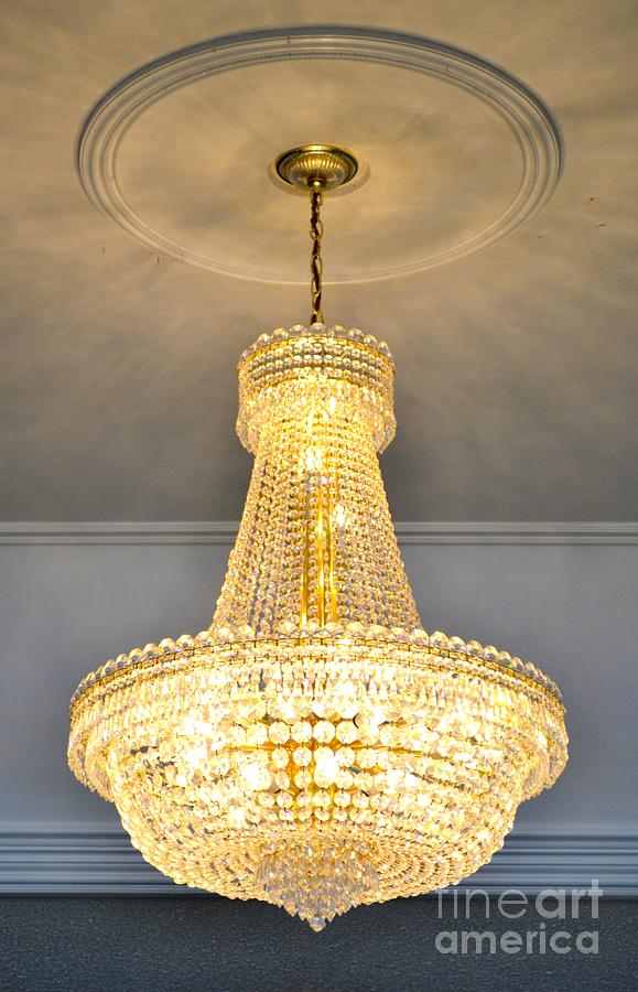 Crystal Chandelier Photograph by Mary Deal