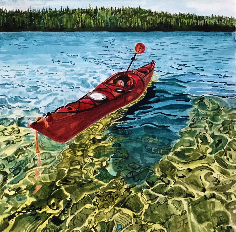 Crystal Clear Painting by Judy Sugg