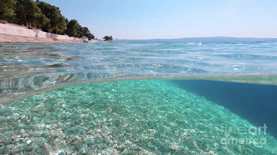 Crystal Clear Sea Photograph by Lidija Ivanek - SiLa