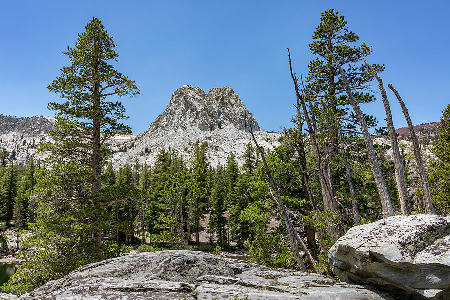 Crystal Crag at Barrett Lake Photograph by Kelley King - Pixels