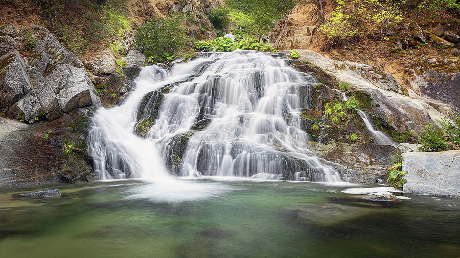 Crystal Creek Falls #2 Photograph by Gary Geddes