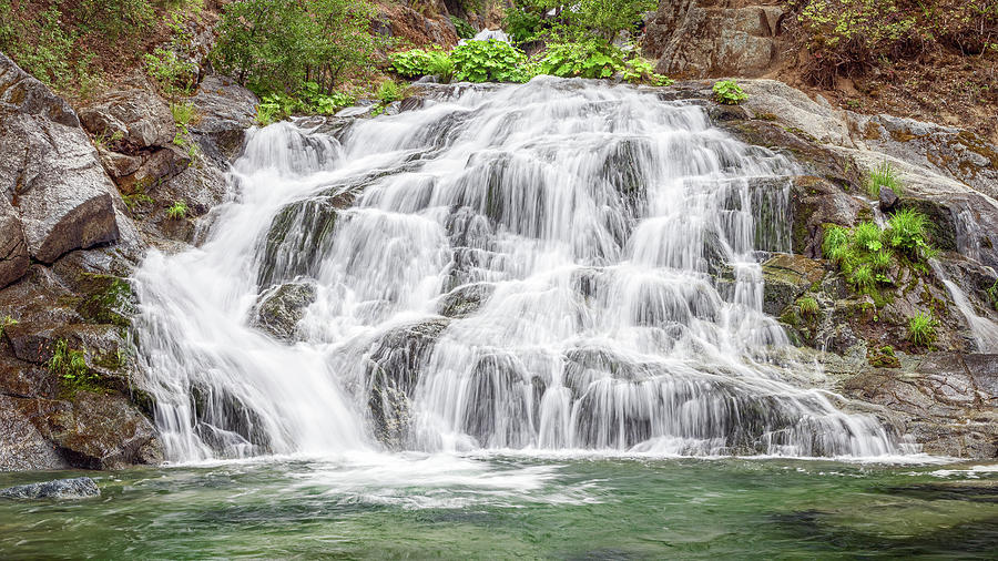 Crystal Creek Falls Photograph by Gary Geddes