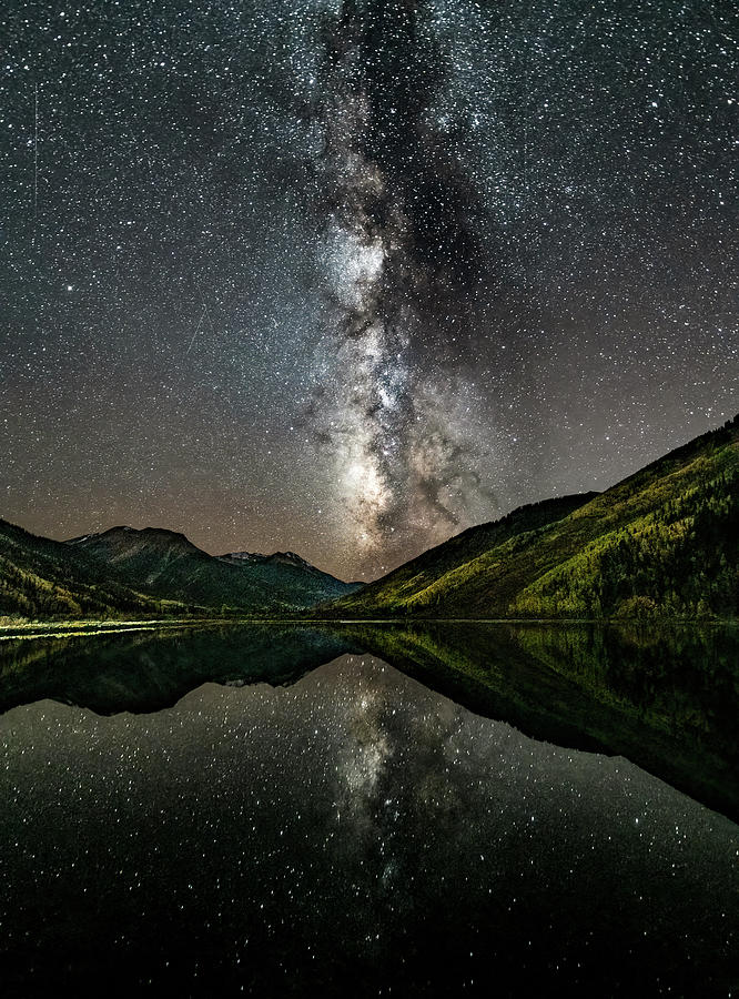 Crystal Lake Milky Way Photograph by David Downs