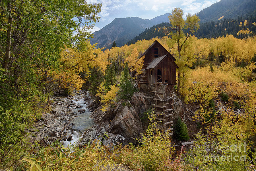 Crystal Mill Autumn Photograph by Idaho Scenic Images Linda Lantzy