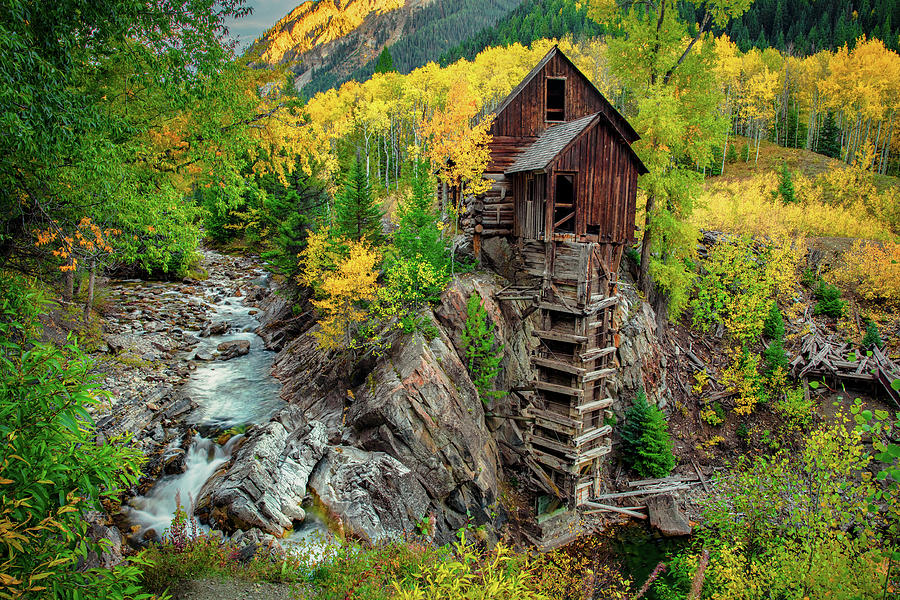 Fall Photograph - Crystal Mill Co  by Emmanuel Panagiotakis