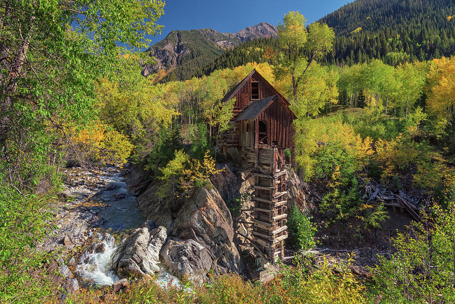 Crystal Mill in Autumn Photograph by Kristen Wilkinson
