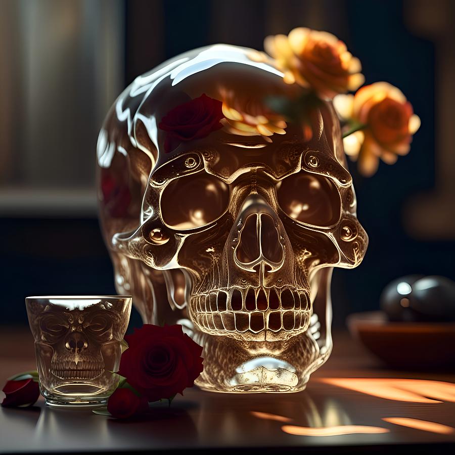 Crystal Skull Digital Art by John Deecken