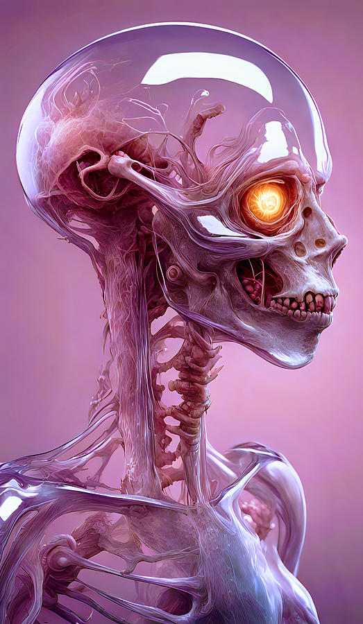 Crystal Skull Digital Art