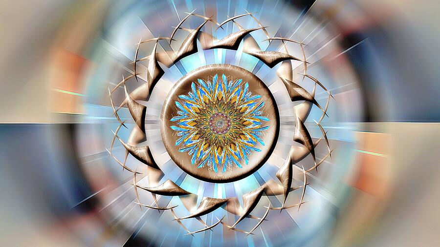Crystal Star Digital Art by David Manlove Crystal Star Digital Art by David Manlove