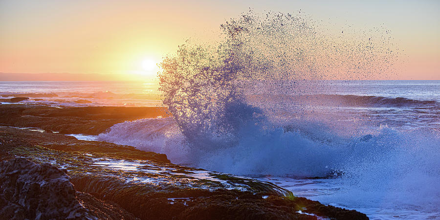 San Diego Photograph - Crystal Waves by Marla Brown