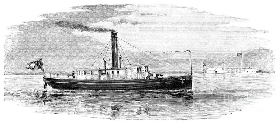 CSS Lady Davis, 1861 Drawing by Granger