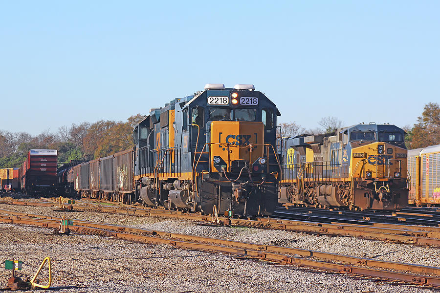 CSX 2218 Cayce 2 Photograph by Joseph C Hinson - Fine Art America