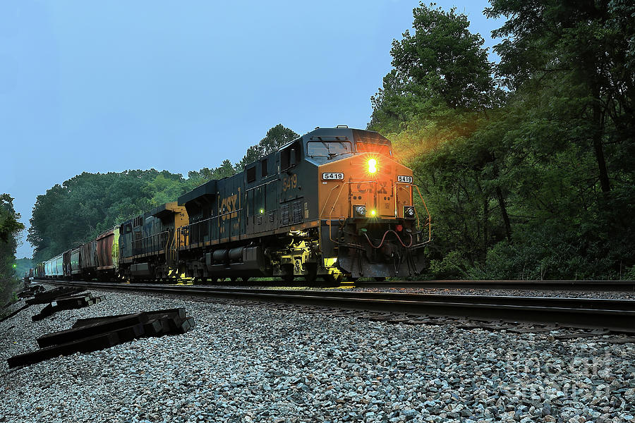 Csx 5419 Photograph by Mark Cooper Photography - Pixels