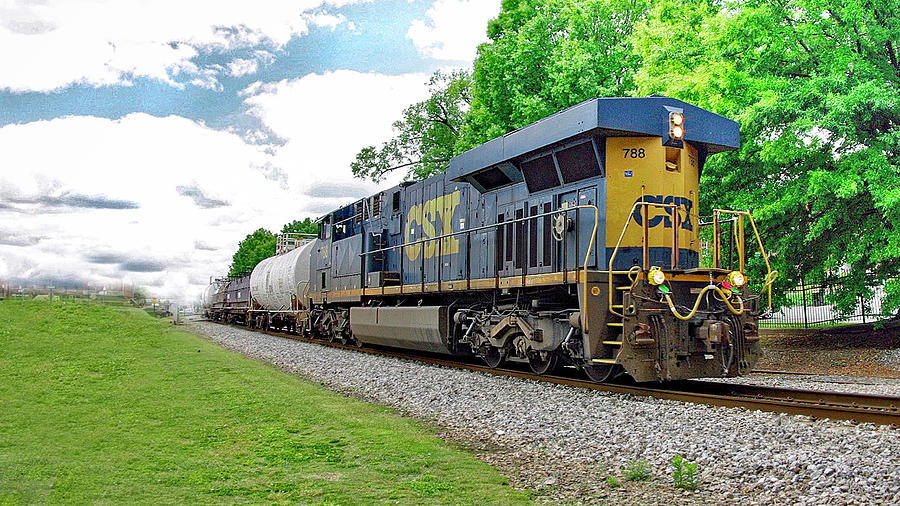 csx-engine-photograph-by-dennis-baswell