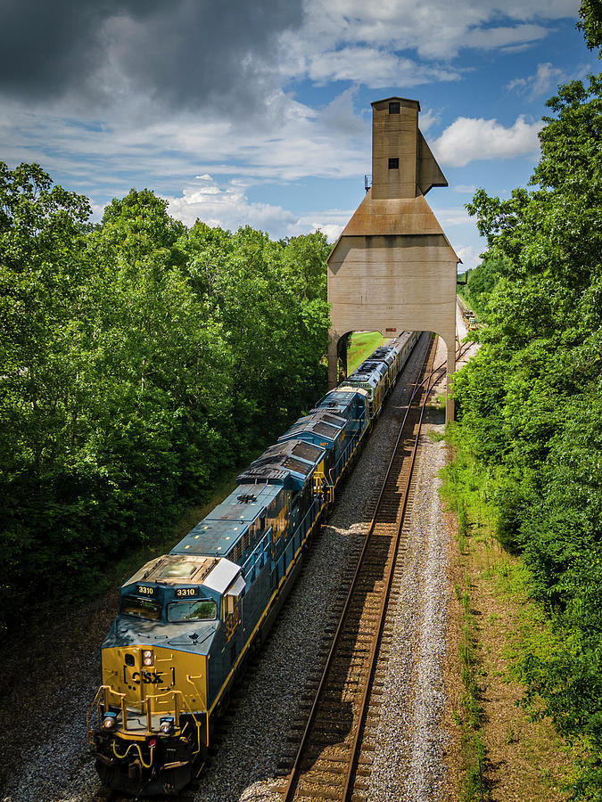 CSX Presidents Special P001 southbound at Sullivan IN Photograph by Jim Pearson