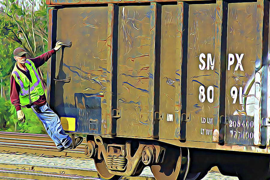 CSX Railroad Conductor Eir 10 Photograph by Joseph C Hinson