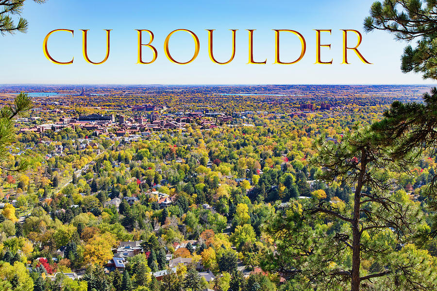 CU Boulder Photograph by Lorraine Baum