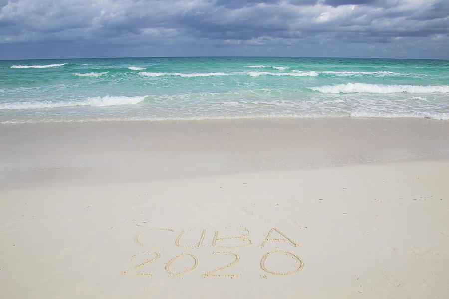 Cuba 2020 - White Sand Beach Photograph by Peggy Collins