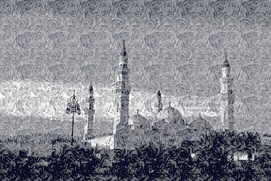 Cuba Cami Minaret  Painting by Celestial Images