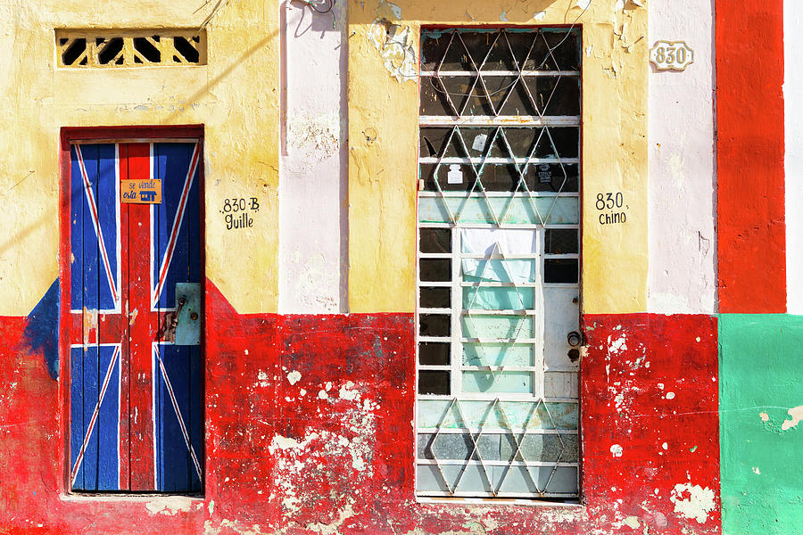 Cuba Fuerte Collection - English Door Photograph by Philippe HUGONNARD